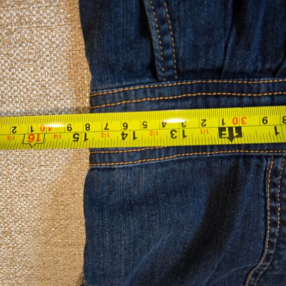 Maeve Anthropologie Short Sleeve Denim Jean Button Front Shirt Dress Belted 8 - Picture 7 of 9